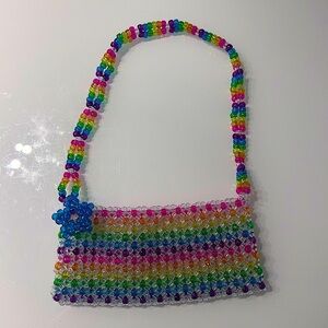 Colorful Beaded Handbag